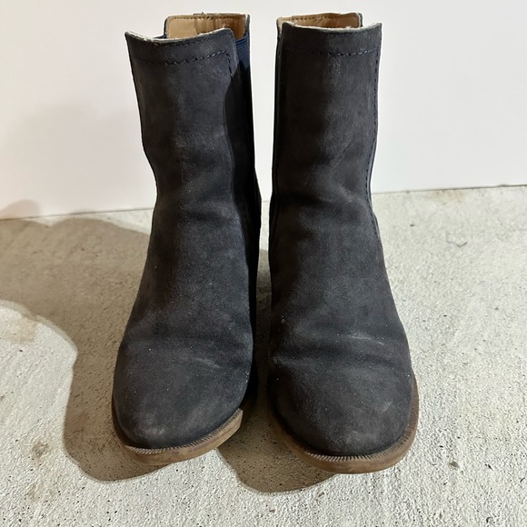 Hush Puppies Navy Blue Suede Women’s Ankle Boots, Size 7 (24.5cm) - Picture 6 of 8